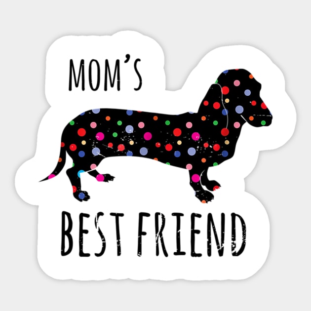 Dachshund Mom's Best Friend Sticker by Xamgi